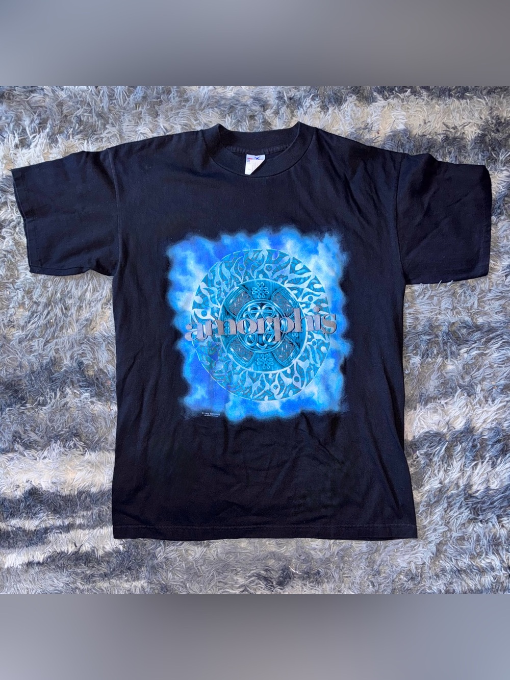 Vintage 1996 Amorphis Band Tee Size Large Made in USA